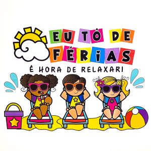 Painel Eu Tô de Férias