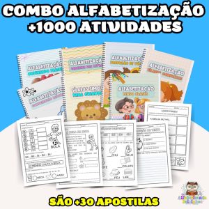 Combo de Atividades Para Alfabetização