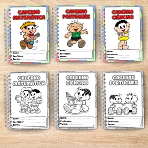 Capas de Caderno Turma da Mônica