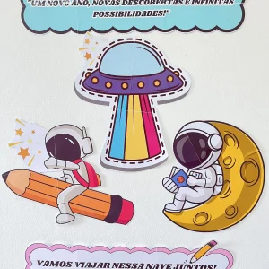 Painel Volta às Aulas – Tema Astronauta