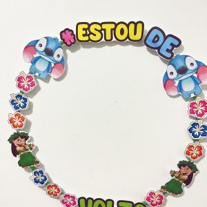 Bambolê Decorado – #EstouDeVolta Tema Stitch