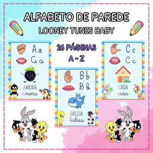 Alfabeto de Parede - Looney Tunes Baby