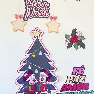 Painel de Natal Mickey e Minnie