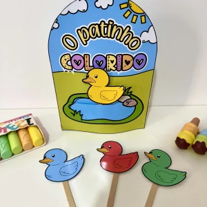 Luva Patinho Colorido