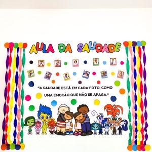 Painel Aula da Saudade - Tema Divertidamente