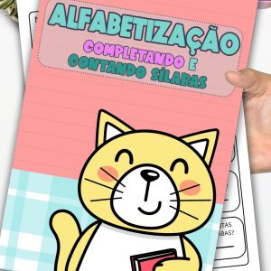 Alfabetização: Completando e contando sílabas