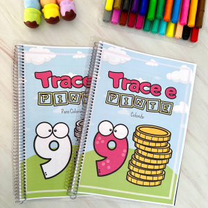 Trace e Pinte os Numerais