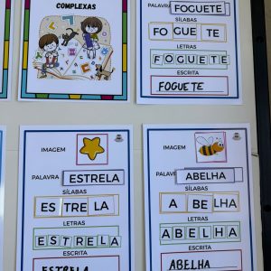 Fichas de Formação e Leitura de Palavras Complexas