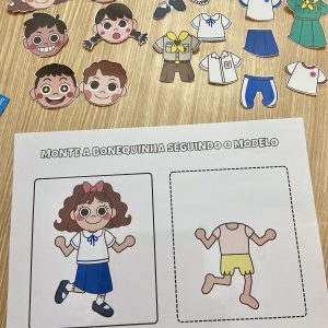 Bonequinhos para montar