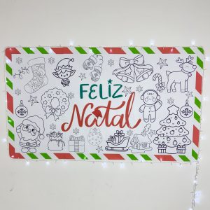Painel Interativo de Colorir Natalino