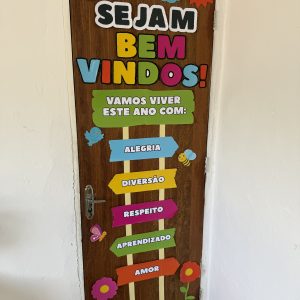 PAINEL DE PORTA - SEJAM BEM VINDOS